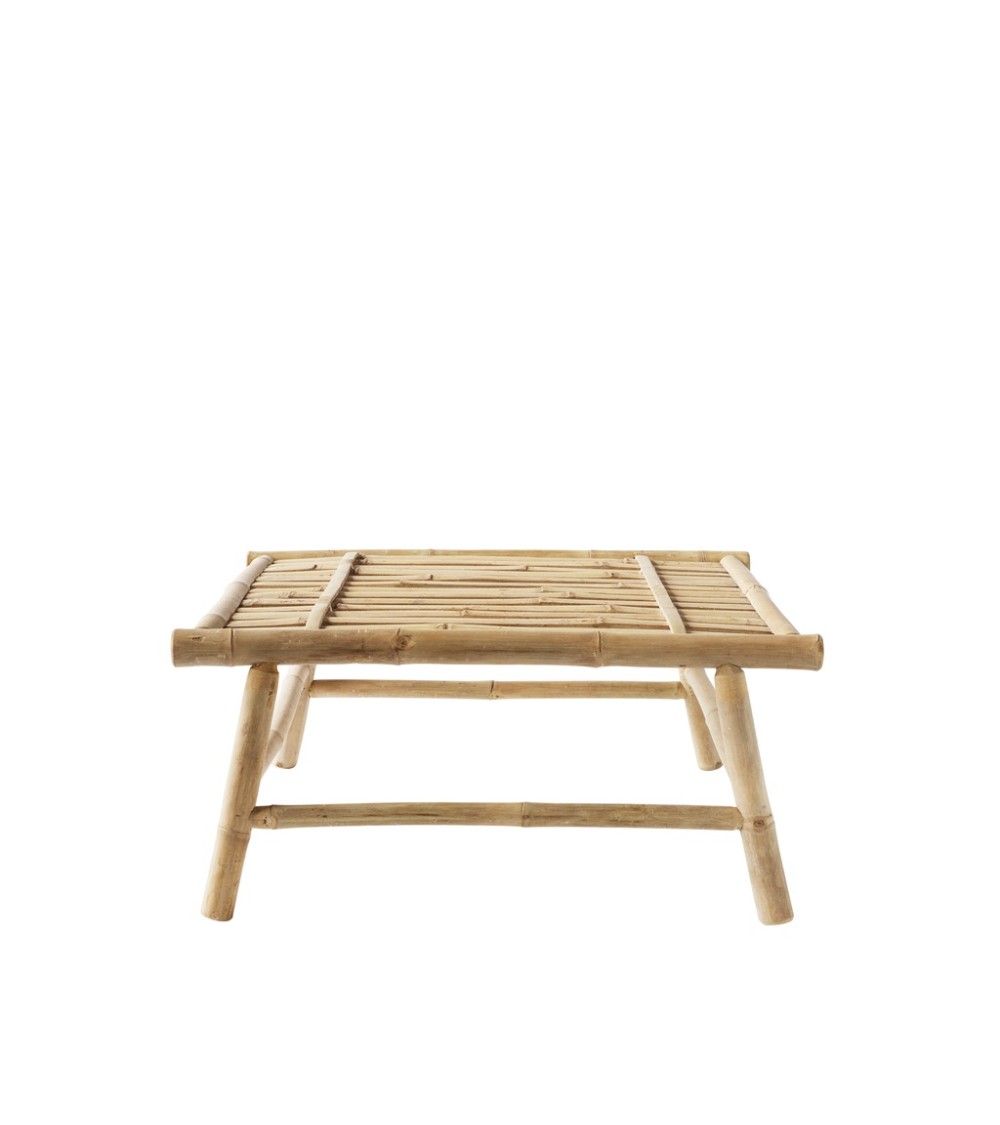 Table basse / pouf 70 cm en bambou